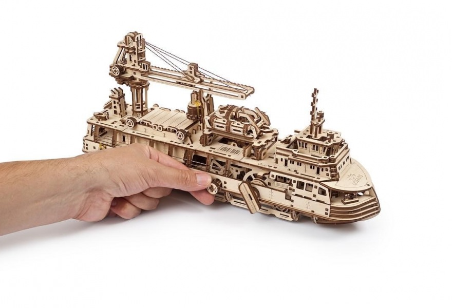 Ugears Research Vessel model kit supremarine 6