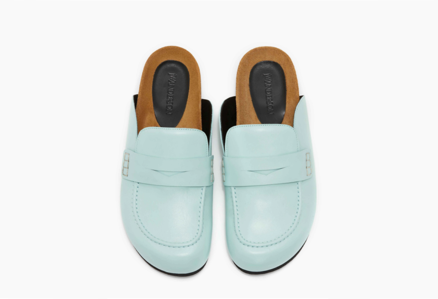 WOMENS LEATHER LOAFER MULES from JW Anderson 3