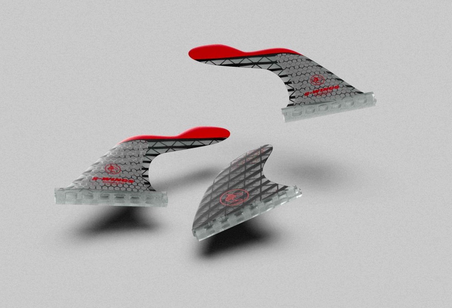 S wings biomimetic surfboard fins supremarine 3